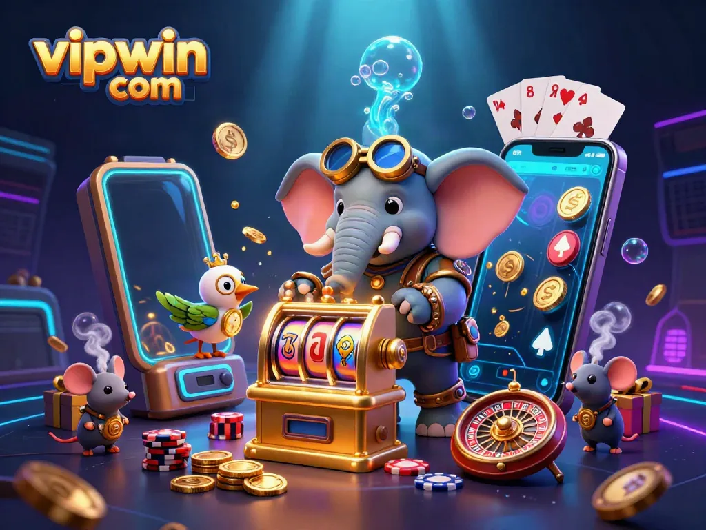 Spin the reels of luck with vipwin com's vibrant casino world, featuring steampunk charm and enchanting rewards.