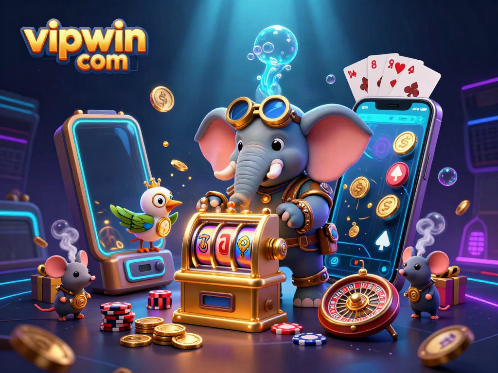 Spin the reels of luck with vipwin com's vibrant casino world, featuring steampunk charm and enchanting rewards.
