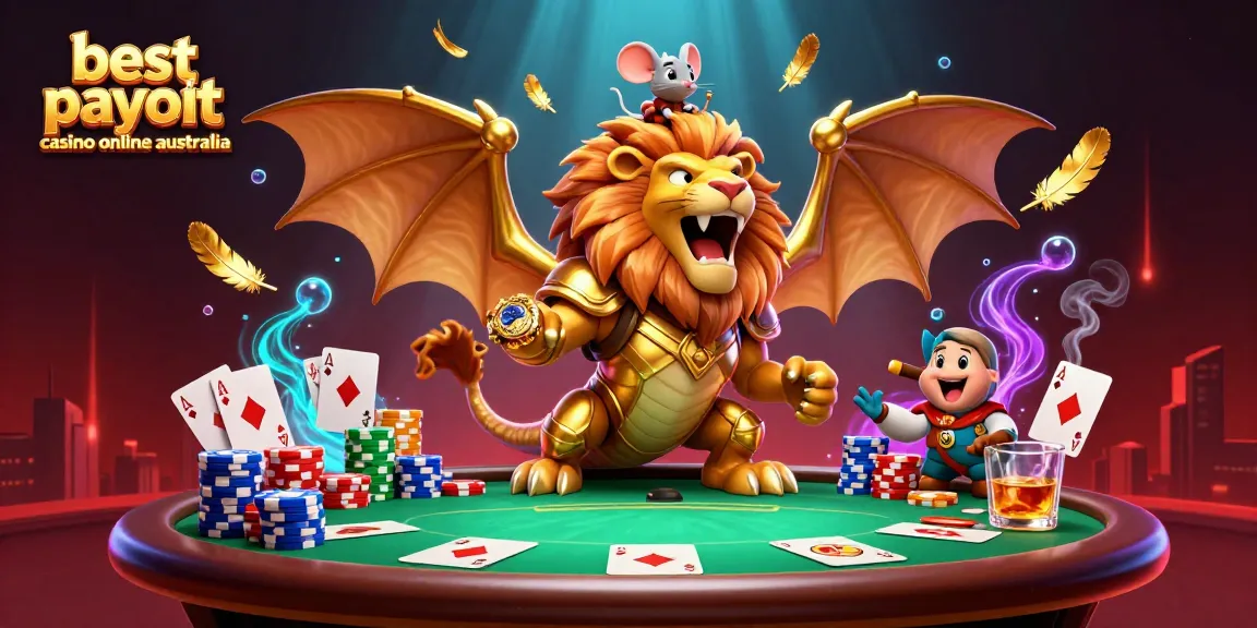 Experience the excitement at the best payout casino online Australia with a powerful chimera and poker elements.
